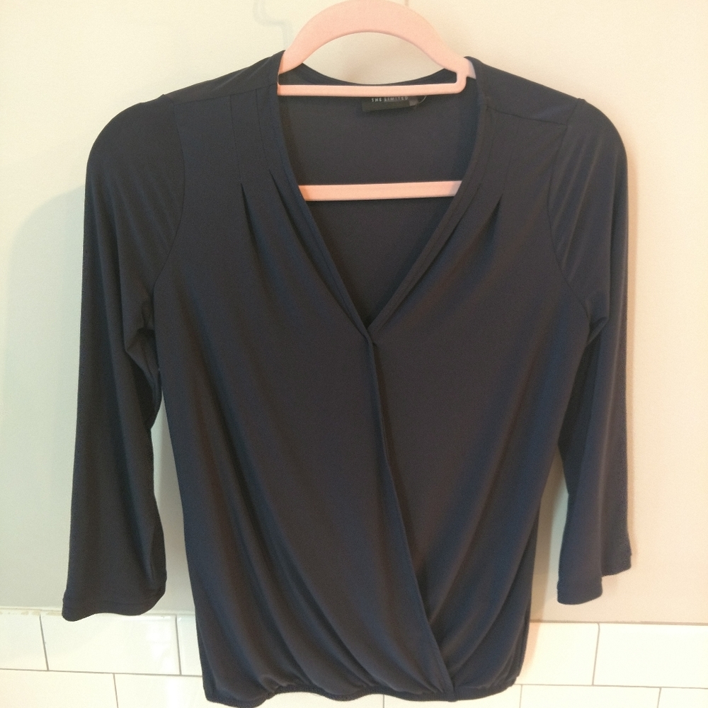The Limited Dark Navy Blue Blouse XS